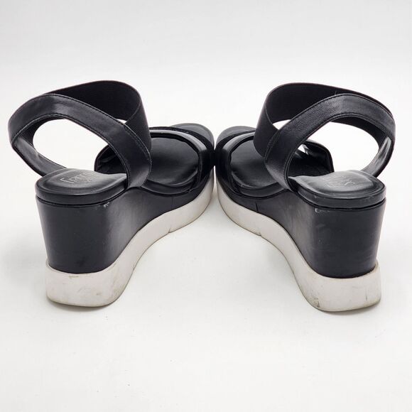 Franco Sarto Kashmir Leather Wedge Sandals Size 7.5 - Picture 5 of 10